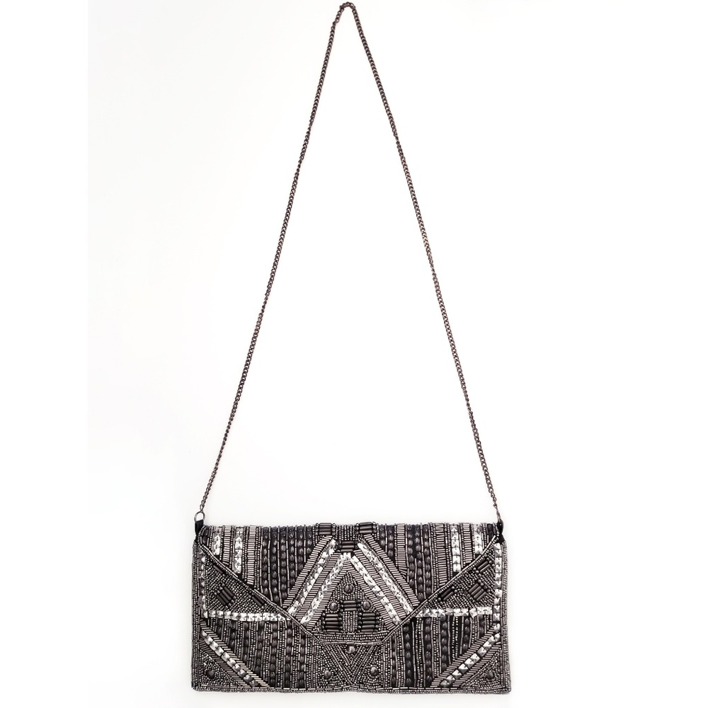 Beaded Embellished Clutch/Shoulder Bag